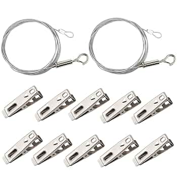 #絵画  #水墨画:吊り下げワイヤー&金具付き Amazon.co.jp: OOTSR 絵画吊り下げワイヤー ステンレススチール