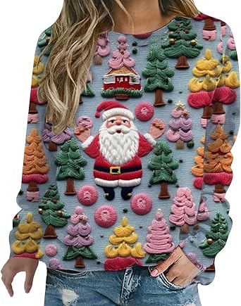 Générique Pull De Noel Femme Pull Moche De Noel Femme Noël Sweatshirt