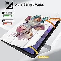 Vista 5 de MEEgoodo Funda para Samsung Galaxy Tab S9/S9 FE de 11 pulgadas 2023 con soporte para bolígrafo, funda protectora para tableta con soporte plegable