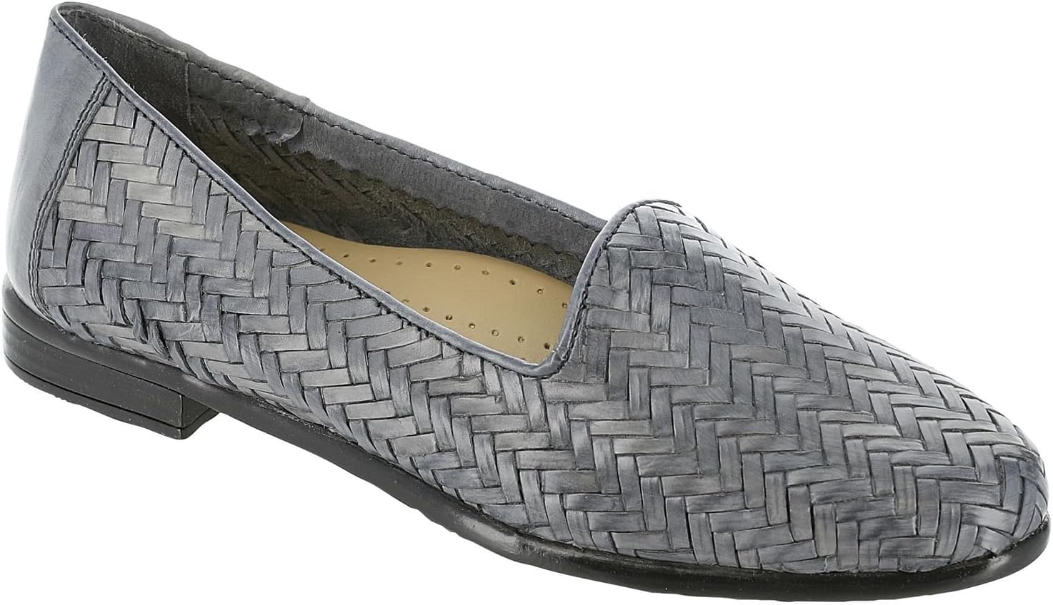 Trotters Women's Liz III Flat Sandal, Glacial Blue, 9.5 Narrow