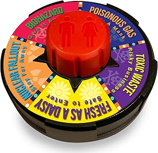 Courtesy Bathroom Mechanical Timer – Accurate Stink Zone Tracker, Keeps Door Locked, Funny Gag Gift, Ring Alerts When It’s Safe – Toilet & Shower Time Management Tool