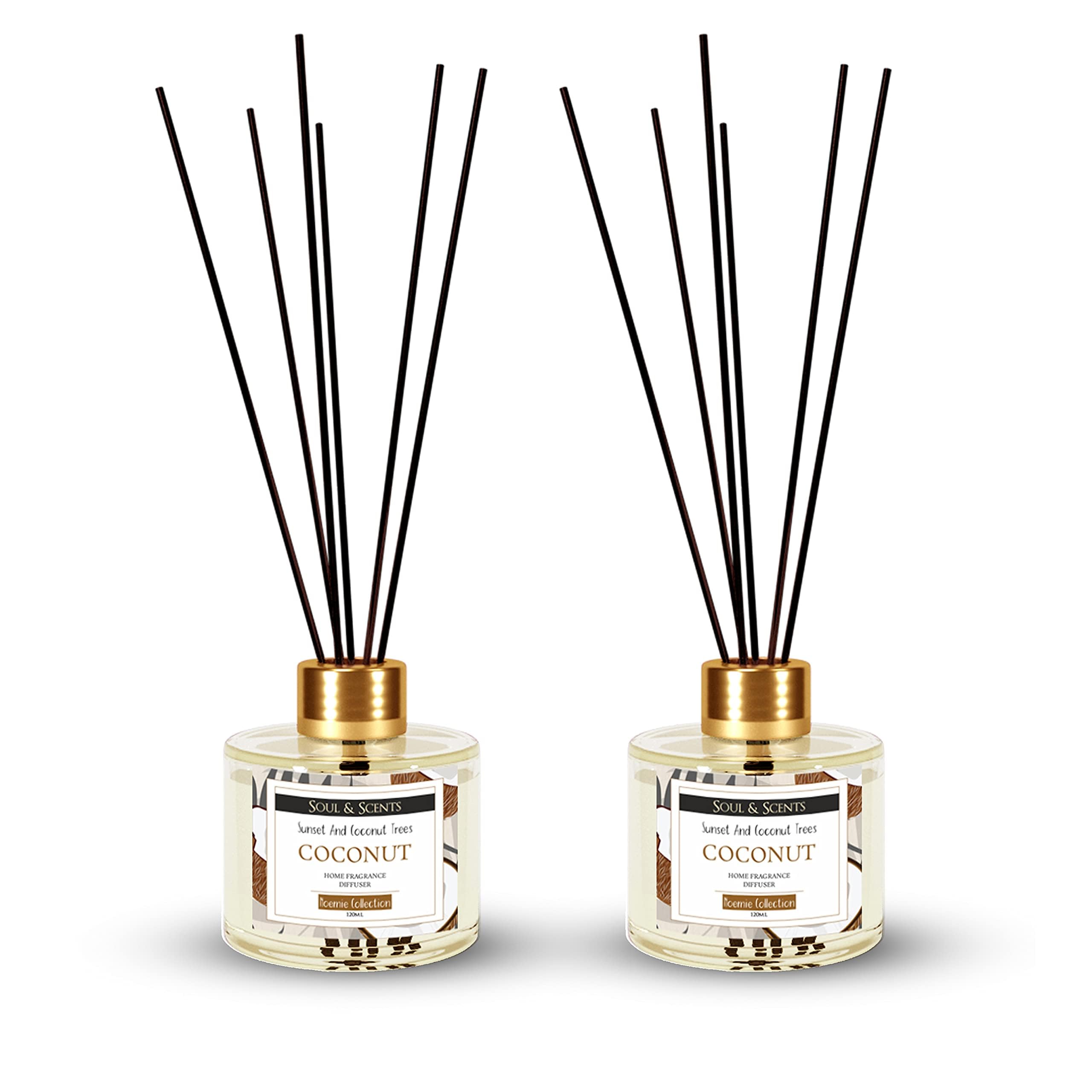 See full amazon price history chart for Soul & Scents Coconut Reed Diffuser Glass Set|Free 6 Fiber Reed Sticks with Each|Toxin Free & Stress Relief|Long Lasting|Smoke Less Room Freshener for Home, Bedroom|Pack of 2-120ml Each Soul & Scents Coconut Reed Diffuser Glass Set|Free 6 Fiber Reed Sticks with Each|Toxin Free & Stress Relief|Long Lasting|Smoke Less Room Freshener for Home, Bedroom|Pack of 2-120ml Each (B09C87XLH5) Amazon Price History, Amazon Price Tracker