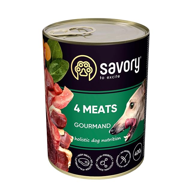 Foto 2 de 5 de Savory - Comida húmeda para Perros - Comida húmeda para Perros - para Perro Adulto - 4 Tipos de Carne