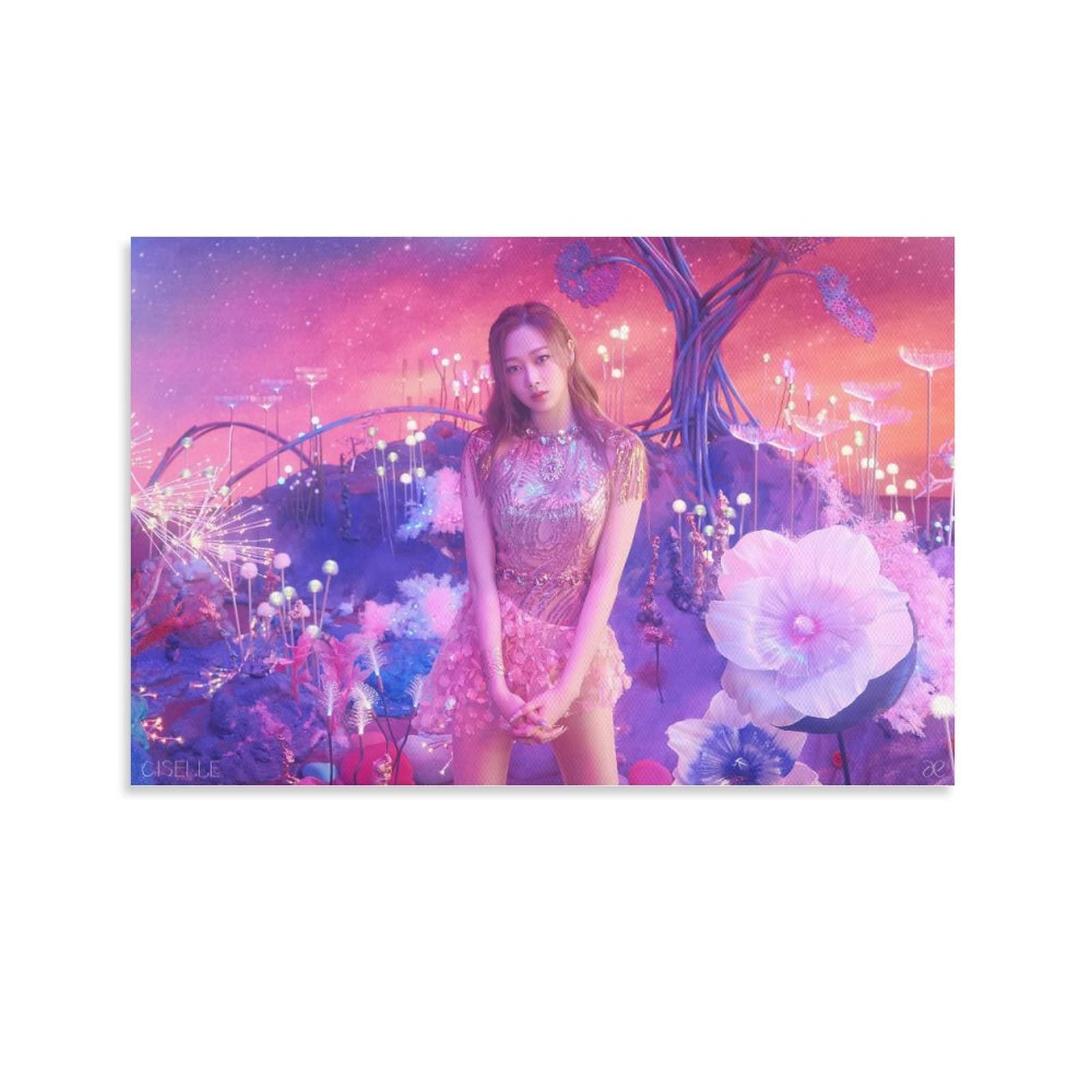 Giselle Aespa Black Mamba Prints Painting Nordic Decoration Living