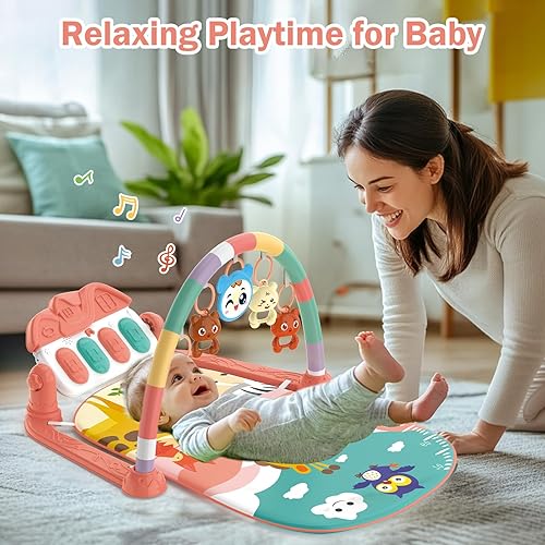 Miniatura 7 de Baby Play Mat Baby Gym Rosa