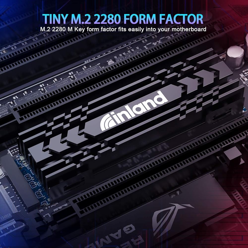 Inland Performance 500GB SSD M.2 2280 PCIe Gen 4.0 NVMe 4 x4 3D TCL NAND Internal Solid State Drive, Read/Write Speed up to 4500MB/s and 2200MB/s, Backwards Compatible with PCIe 3.0 (500 GB) thumbnail 4