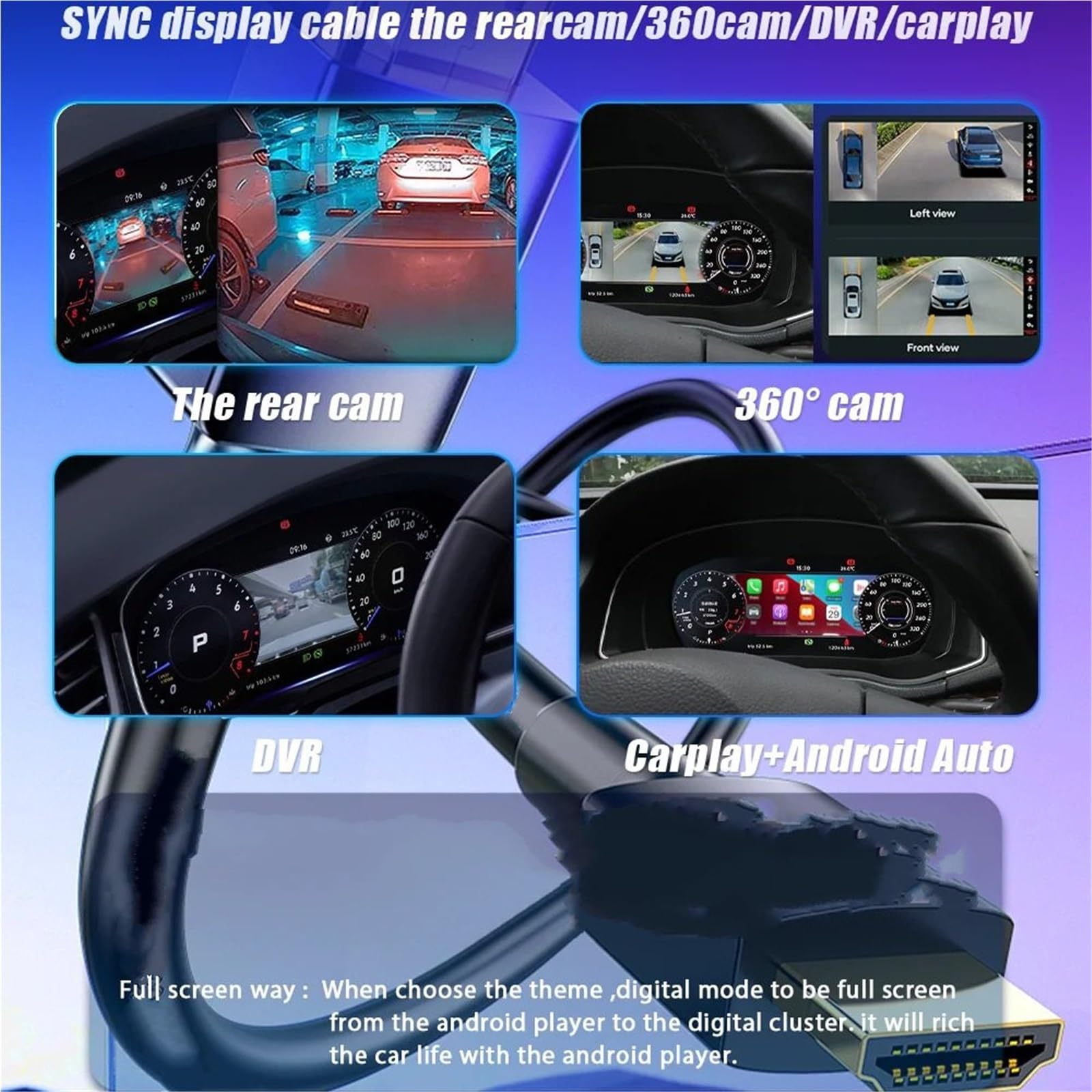 Cyfrowy miernik Do Q5 2010-2018 Wyświetlacz Head Up | Panel Prędkościomierza Wirtualny Kokpit Instrument Sklep Lcd Cyfrowa Deska Rozdzielcza