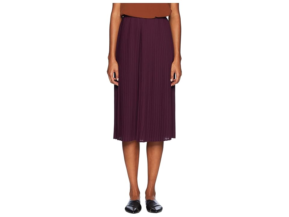 

Eileen Fisher Knife Pleated Recycled Polyester Pleated Skirt (Raisonette) Women's Skirt