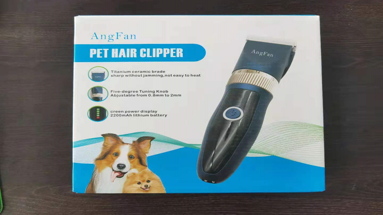 AngFan Dog Clippers for Grooming 16pcs Dog Grooming Kit for Small Large Dogs Grooming Clippers Supplies Dog Hair… - Image 8