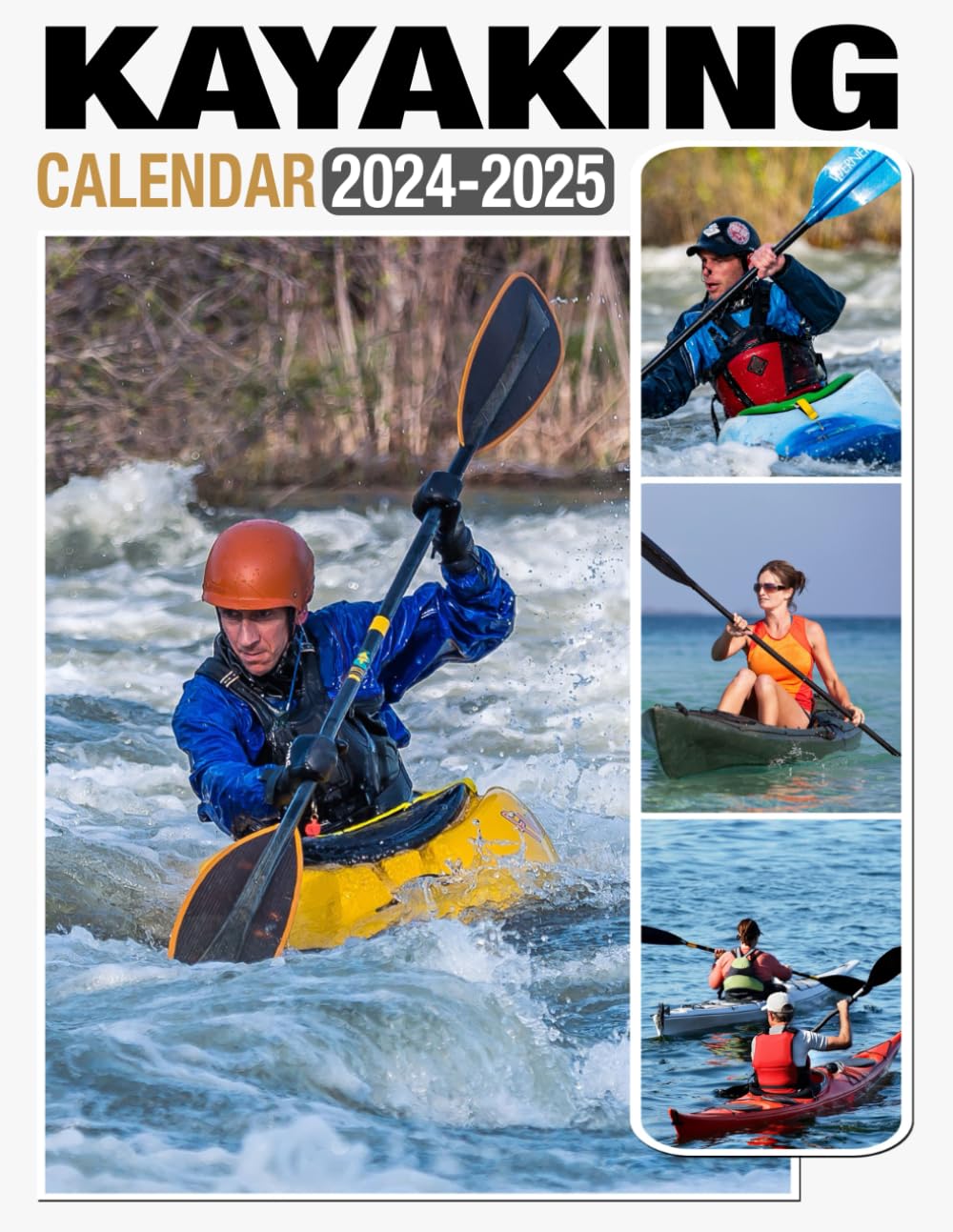 Kayaking Calendar 2024 2025 24 Months Jan 2024 to December 2025