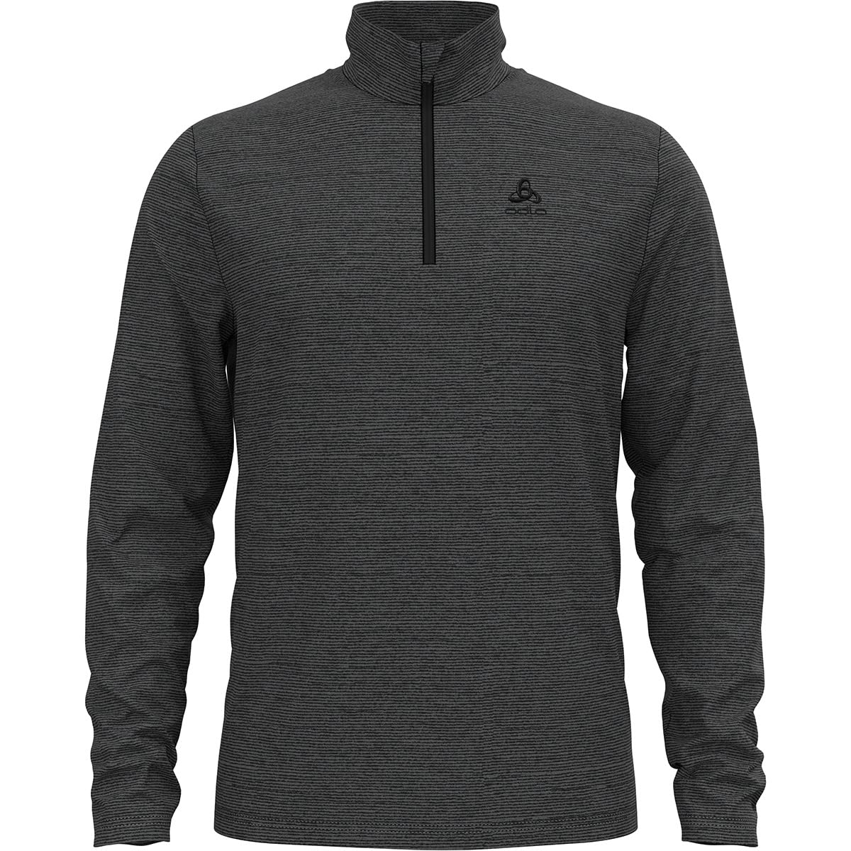 Odlo Fleecepullover Herren Roy I Midlayer mit Halbreißverschluss I Langarm Wandershirt Langarm Wandershirt mit 1/2Reißverschluss I Herren