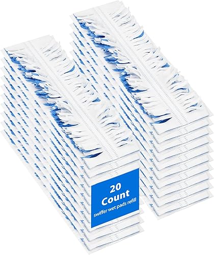 Miniatura 13 de Paquete de 6 almohadillas Swiffer Power Mop – Recambios desechables para mopa húmeda Swiffer Power Mop, almohadillas superabsorbentes para limpieza