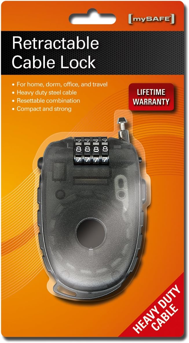 Xitel TechnologiesMysafe Retractable Cable Lock (CL-RET-ENG)