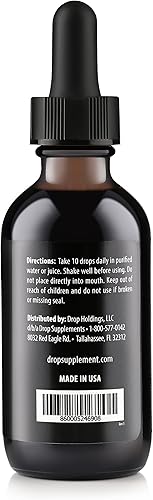 Miniatura 9 de Gotas de electrolitos orgánicos con ácido fúlvico, minerales líquidos alcalinos de 2 onzas para agua, apoya la salud intestinal, energía,