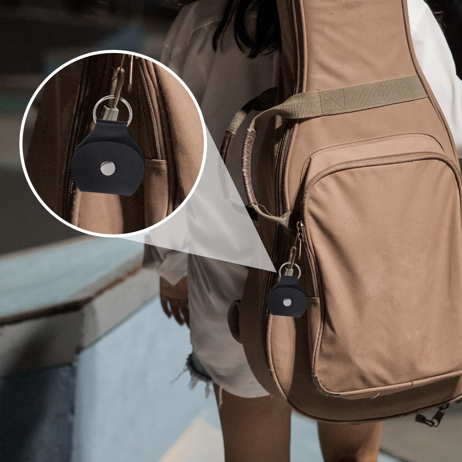 6 Porta Plettri Adesivi Per Chitarra - Nero, Per Plettri Da 0.46-0.96 Mm - Foto 12