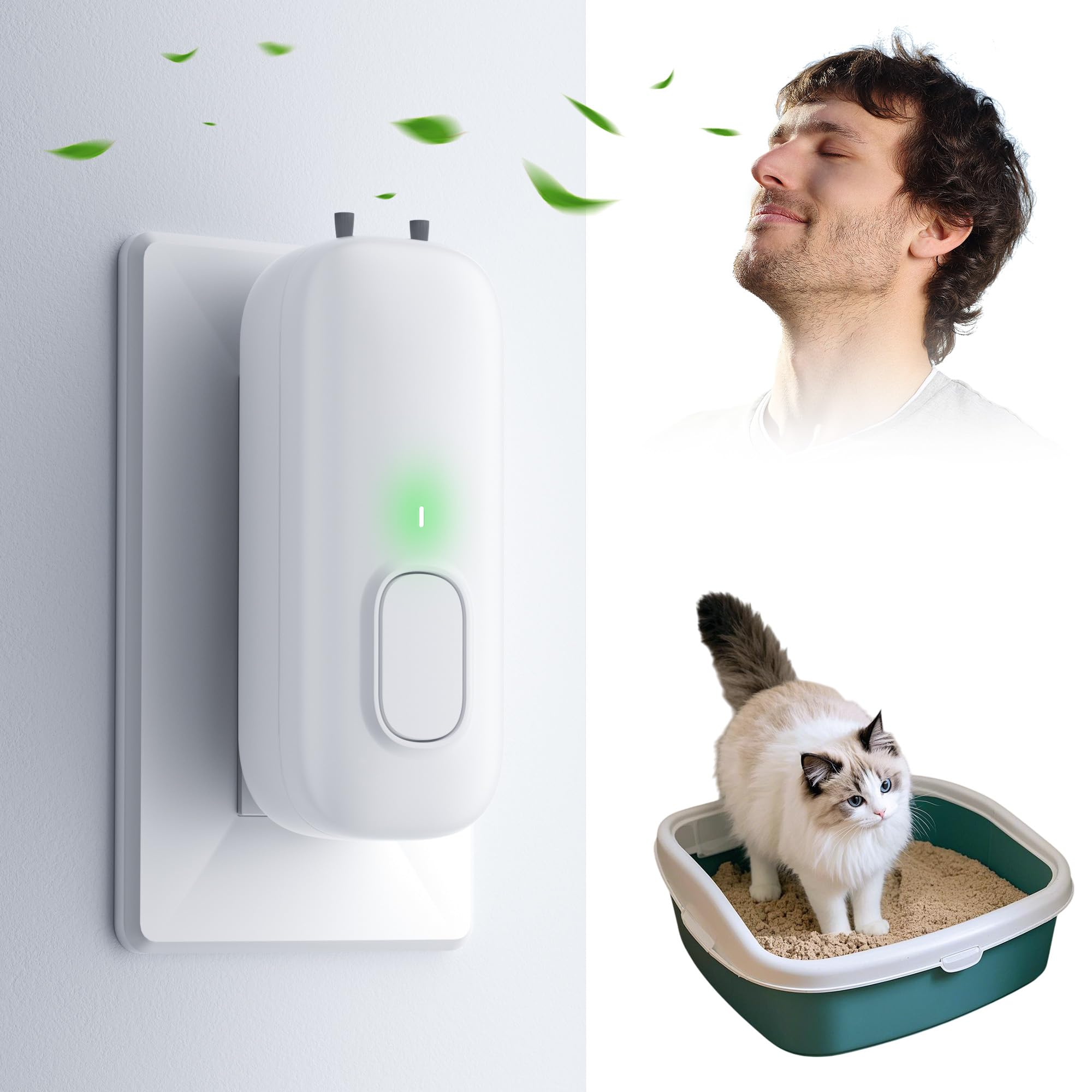 Amazon | IGOKOTI 空気清浄機 マイナスイオン発生器 脱臭機 コンセント
