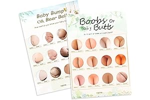 Double-Sided Hilarious Gender-Neutral Baby Shower Games