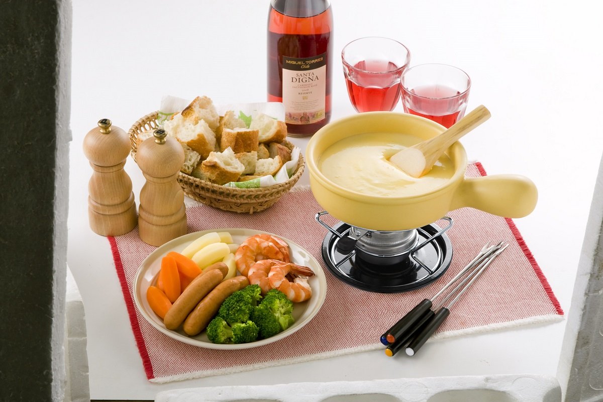 Amazon.co.jp: Ishigaki Sangyo Cheese Fondue Set (Yellow) 3609