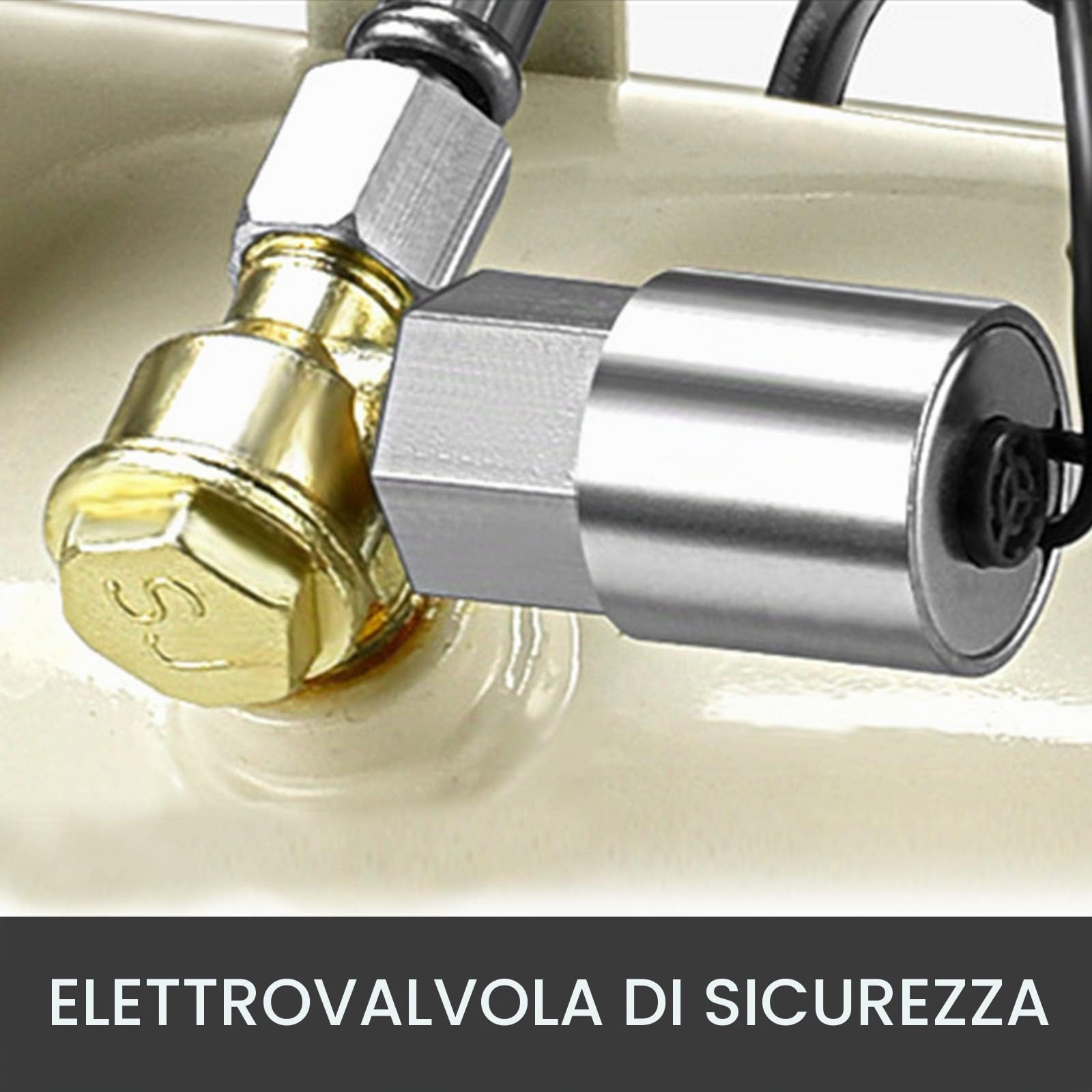 VEVOR Compressore d'Aria Senza Olio Ultra Silenzioso 6,6 Galloni 850 W 48 dB Portatile