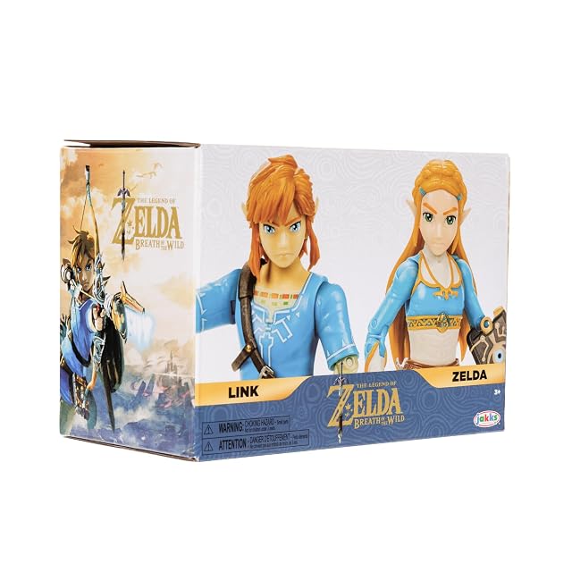 Foto 6 de 8 de Nintendo Pack de 2 Figuras Link y Zelda 11 cm de Jakks Pacific