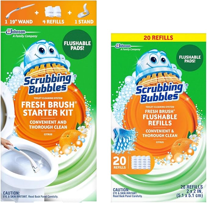 Scrubbing Bubbles Toilet Wand Starter Kit and Scrubbing