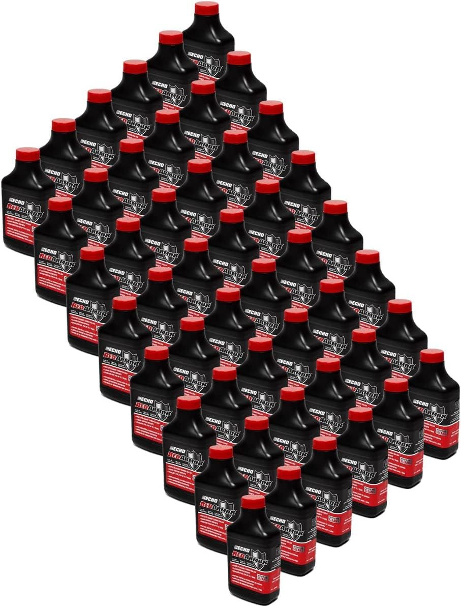 Echo 48PK Genuine OEM Red Armor 2 Cycle Oil 2.5 Gallon Mix 50:1 6550025 6.4oz