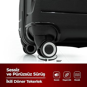 Cotpoly Large Size Suitcase, Polypropylene Suitcase, Capella Shockproof Suitcase (Blue Large)