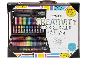 Art 101 Natural 173-Piece Wood Art Set: An Oasis of Creativity