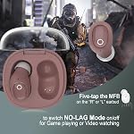Wireless Earbuds for Small Ear Canals Mini Size, Cute Bluetooth Ear Buds for Women Girls with 2 Noise Reduction Mic for Clear Calls, Small Wireless Earphones with Immersive Premium Sound(Antique Rose)