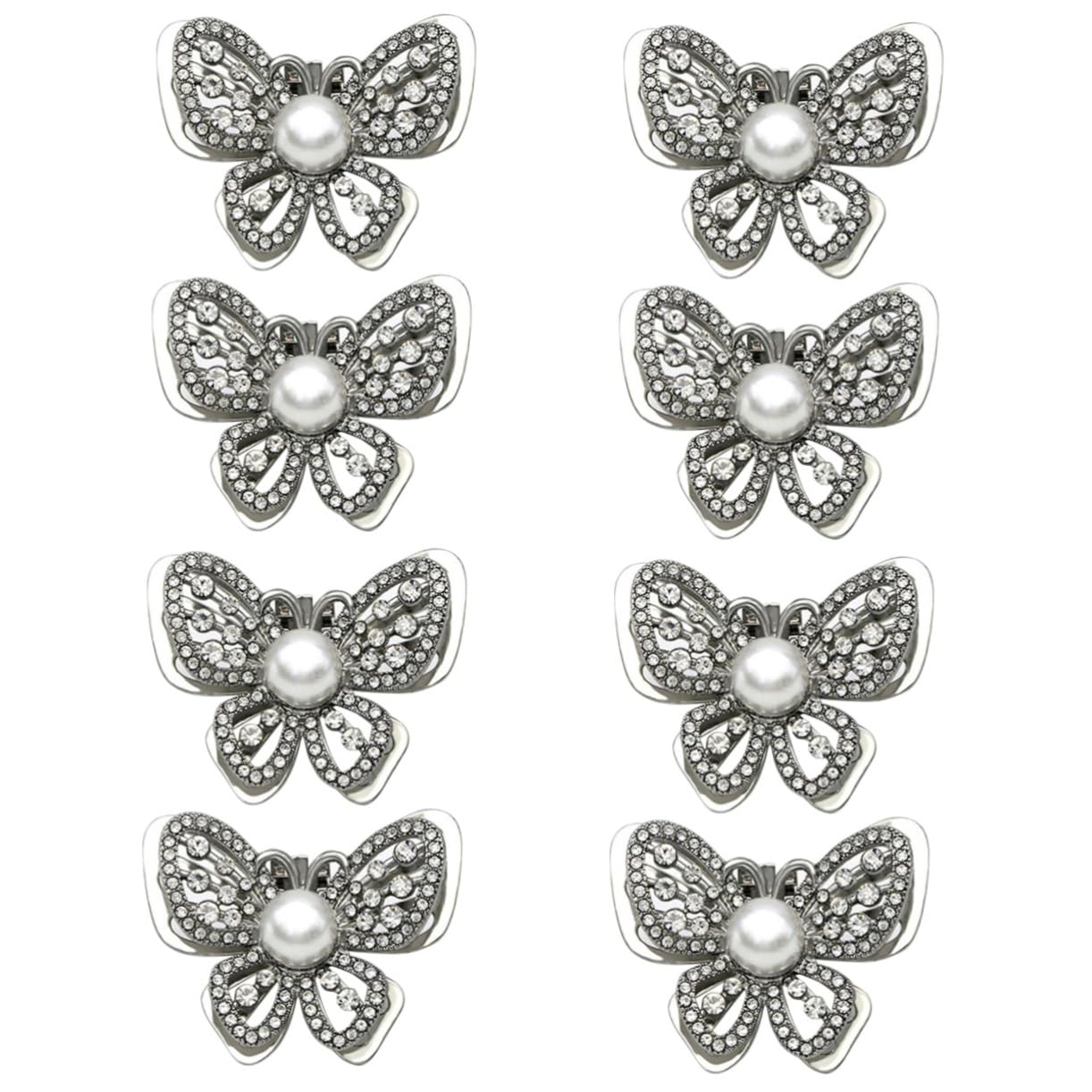 fibbia di strass hair charms hair jewelry scarpe sposa Nozze clip per cardigan gioielli per scarpe con strass da sposa gioielli con fermagli per scarpe da sposa lega Silver
