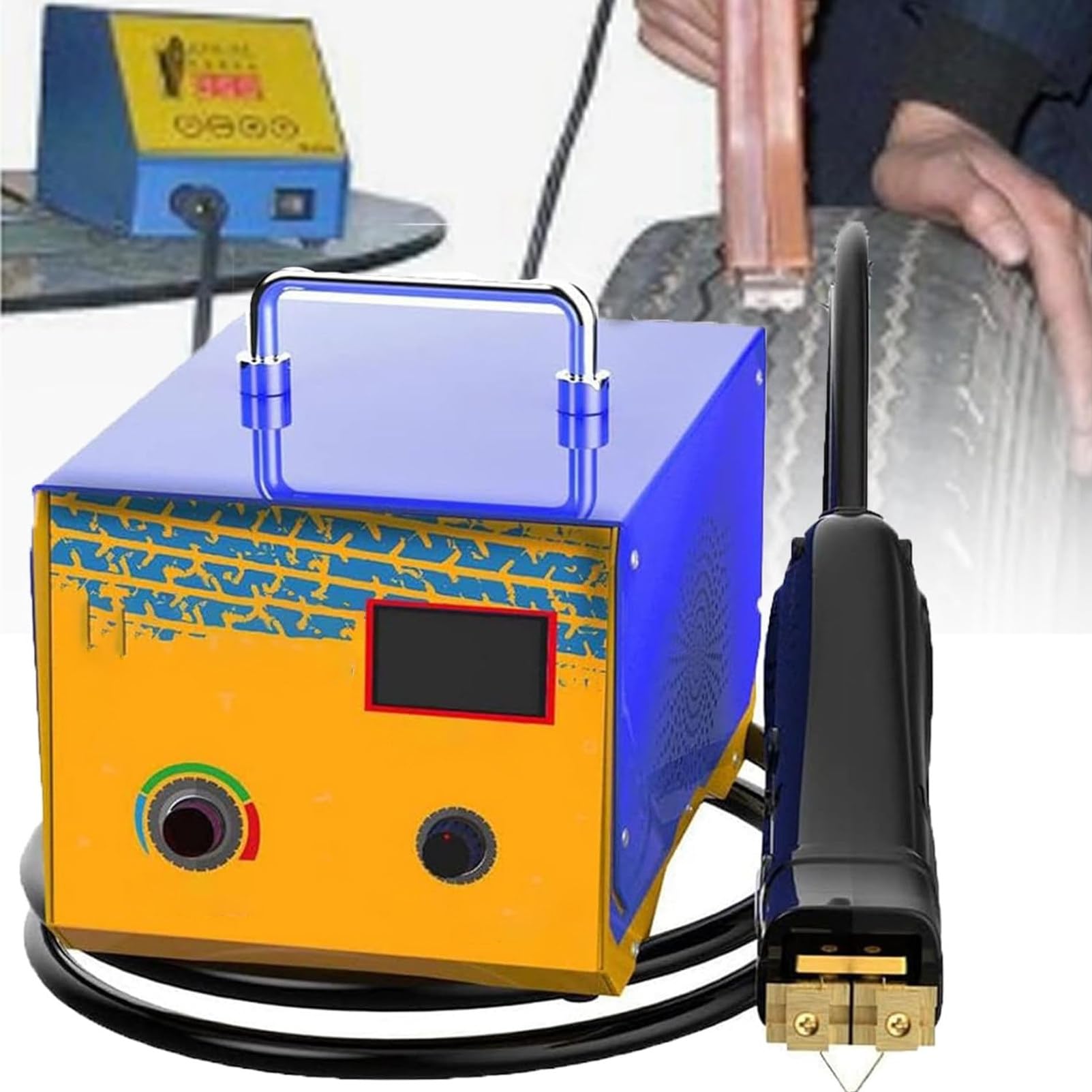 Pnpaea Tire Groover Machine 1000W, Truck Tire Groover,Tyre Regroover Cutter, Professional Tyre Regroover Grooving Tire Iron for Truck Car Tire Grooving Tool 20Blades