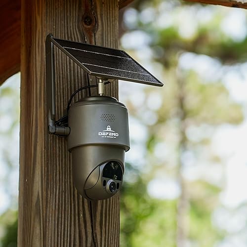 Miniatura 9 de TACTACAM Cámara de seguridad celular 360, fotos 4K, video de 1080p, batería solar + recargable, panorámicainclinación de 360, celular LTE, alertas