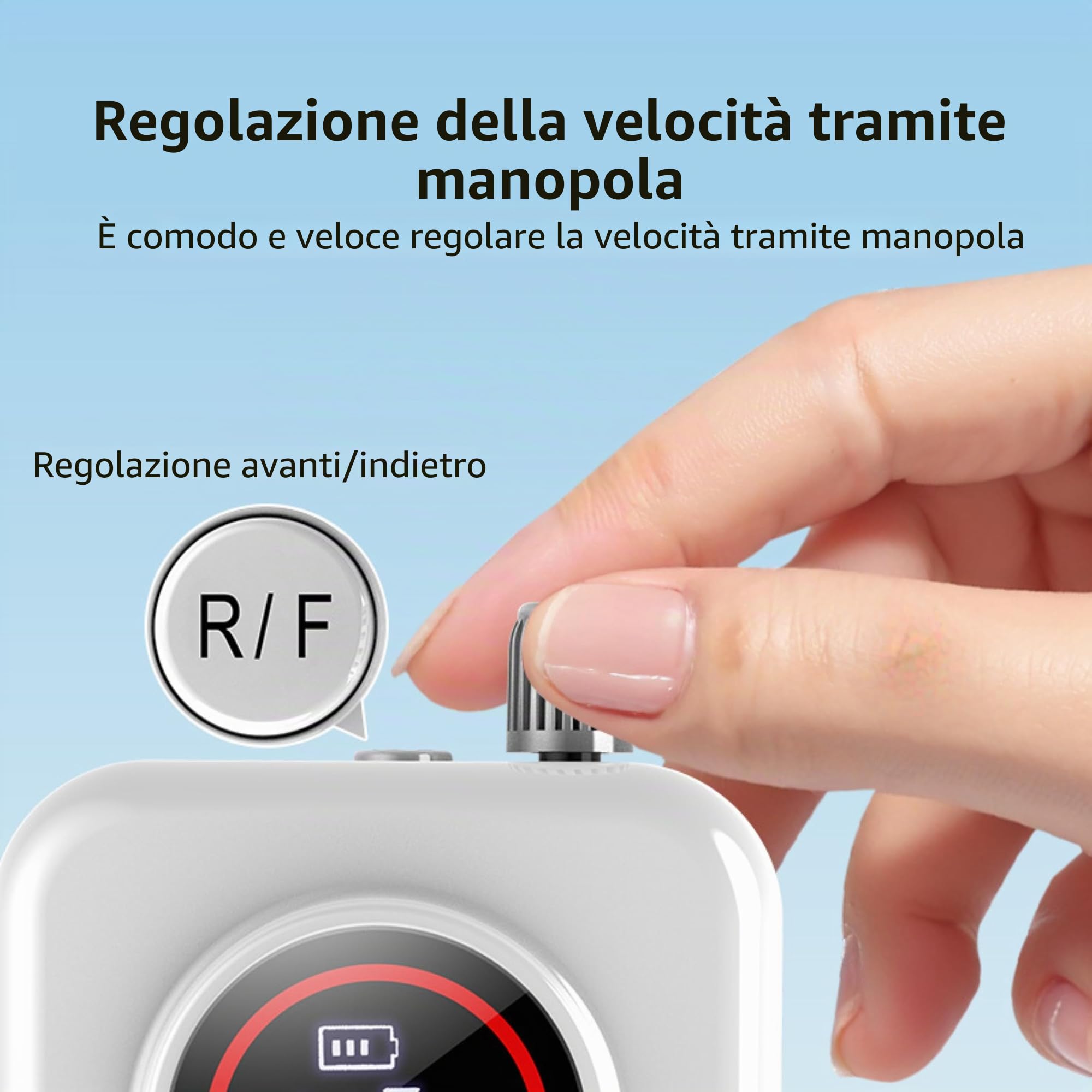 Fresa per unghie senza fili 50 W 45000 RPM con USB-C, ricaricabile, con set di fresa, lima elettrica professionale per unghie gel e acrilico, salone e casa