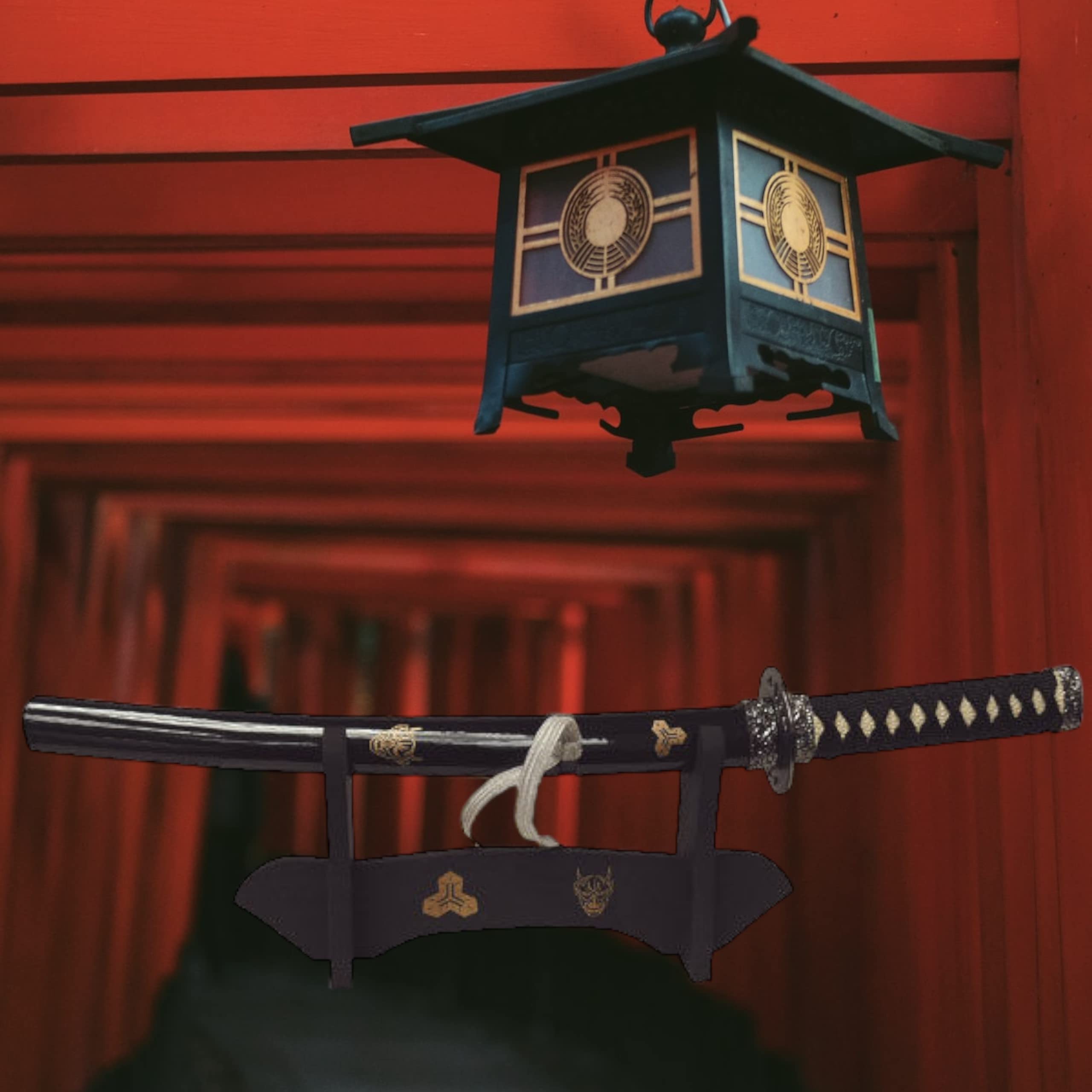 Brieföffner Tanto-Form Mini Katana Schwert 45 cm Echt Metall Scharf