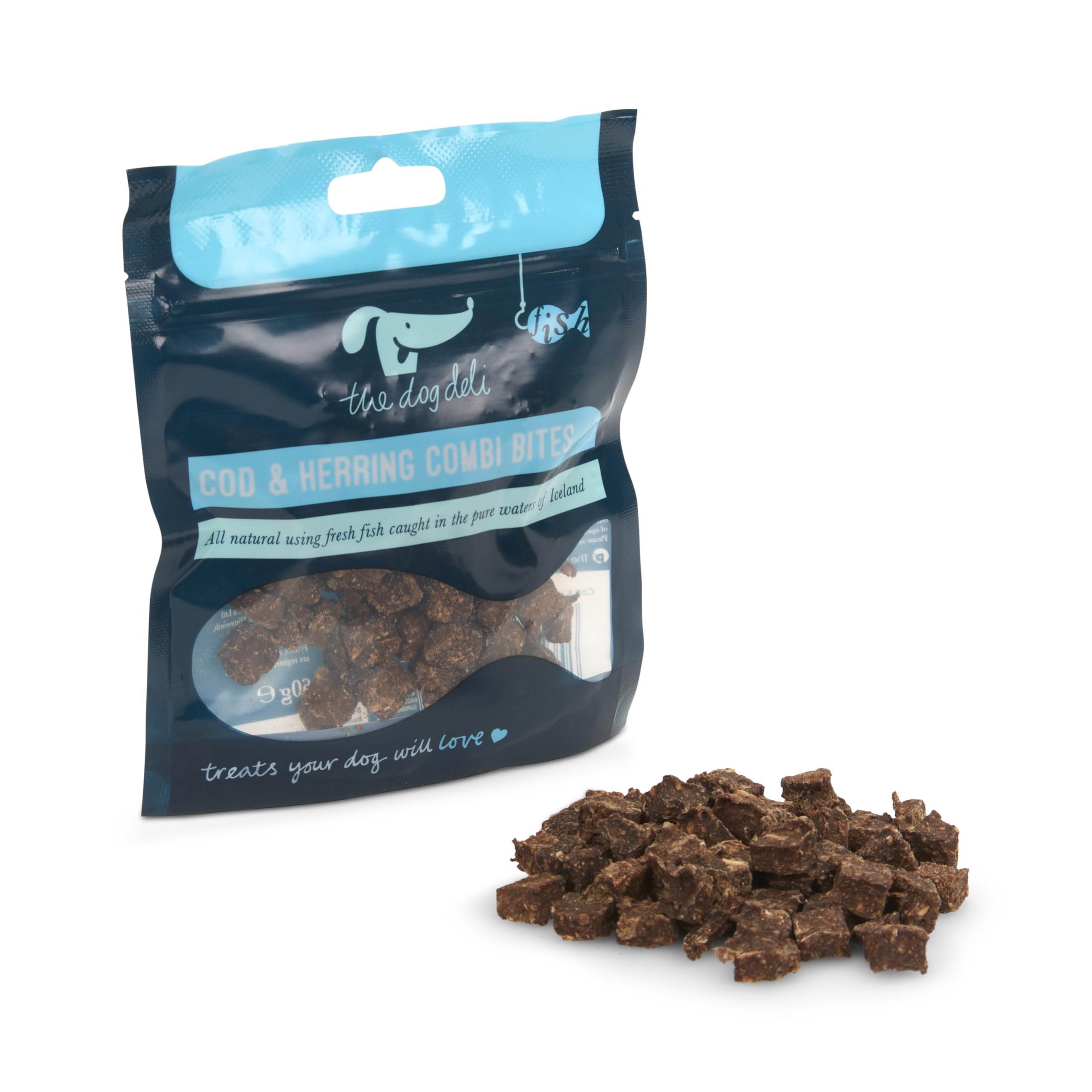 Petface Cod & Herring Combi Bites Dog Treats, Natural & Hypoallergenic, 60 g (Pack of 5) - Image 2