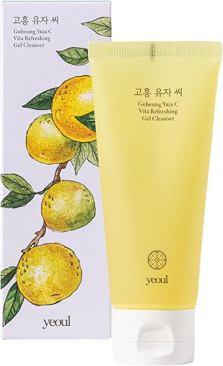 yeoul Goheung Yuja C Vita Refreshing Gel Cleanser 100mL | Korean Gentle Exfoliating Cleanser for Dull Skin &amp; Clogged Pores...