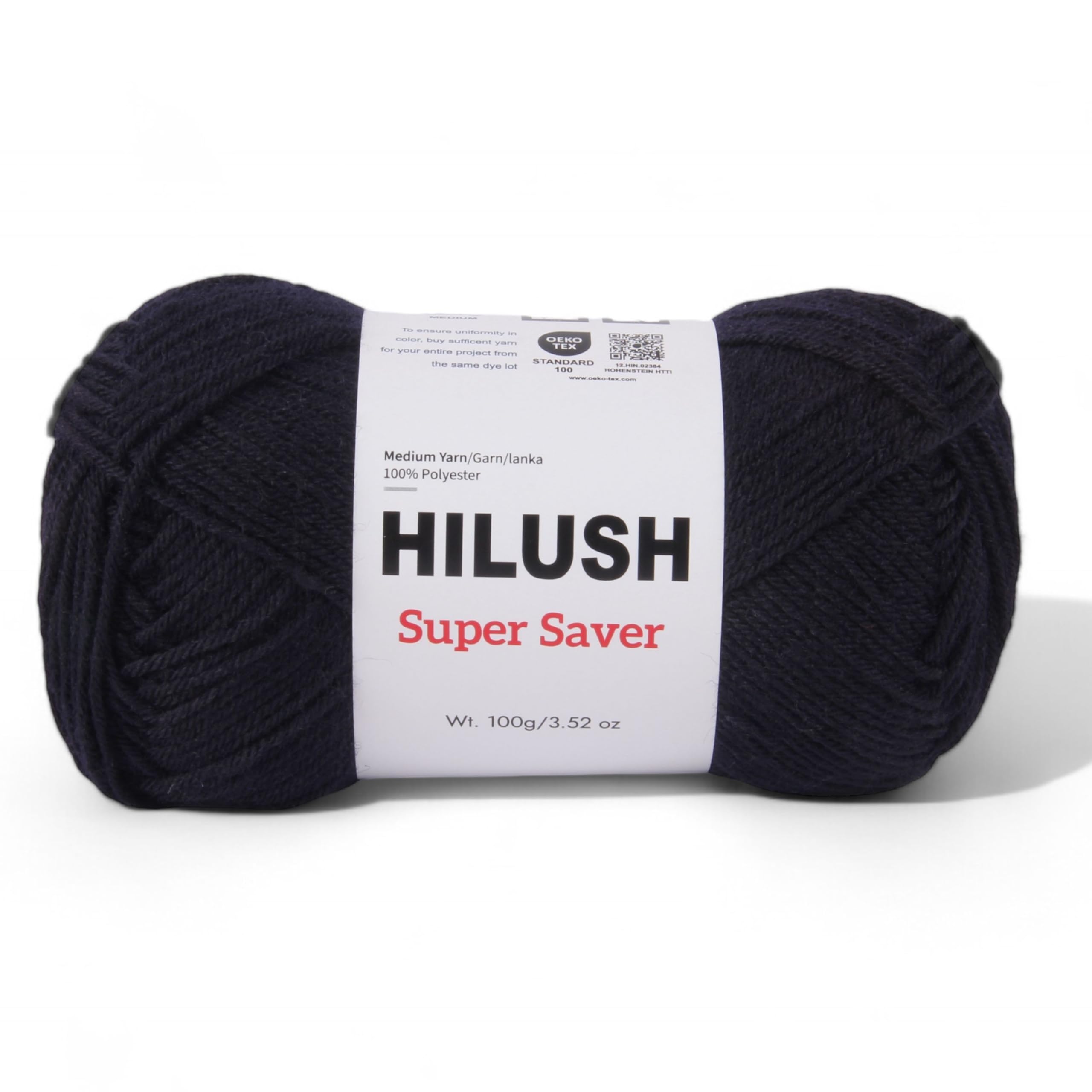 Supersaver,Poly Yarn Supersoft Hand Knitting Wool Ball,(1 Ball/100 Gram Each)Ball Suitable For Craft,Crochet,Amigurumi,Embroidery,Toys,Garments,Flowers And Hobby Projects,2 Fine,Shade No(Black)-picture-29