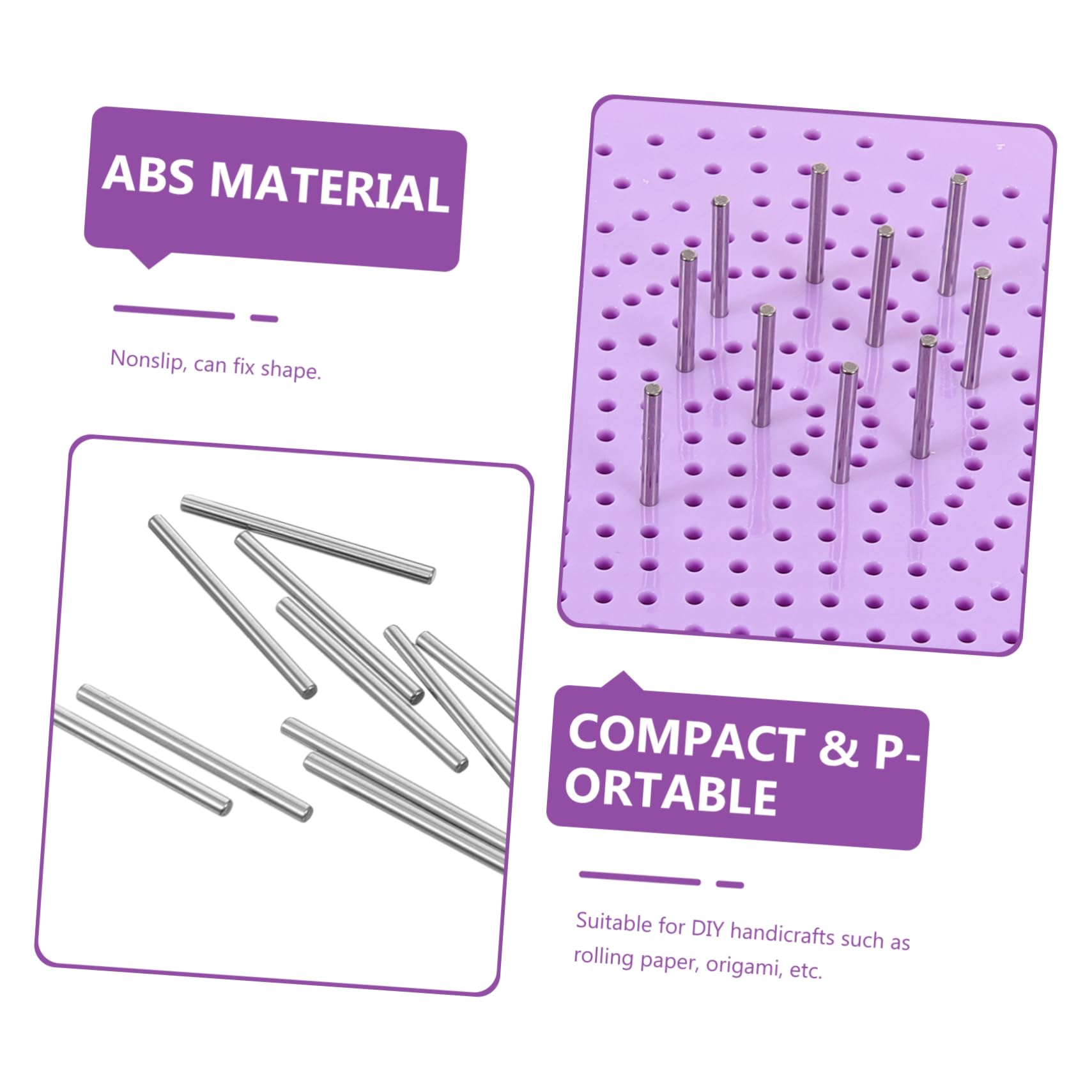 KALLORY Quilling Paper Tray Quilling Tool Abs Material DIY Handmade Craft 3D Paper Crafts