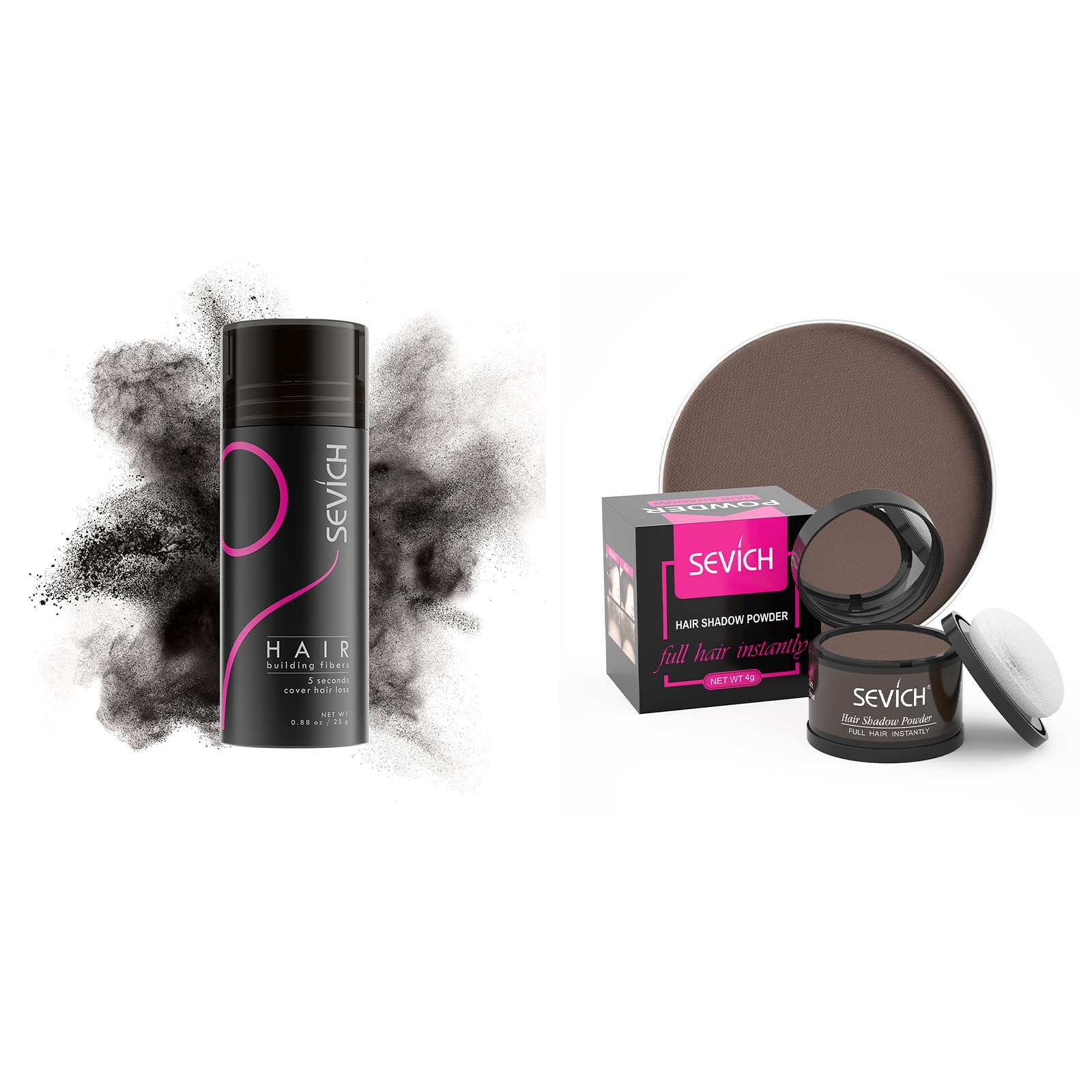 SEVICHHairline Powder + Hair Fibers Dark Brown
