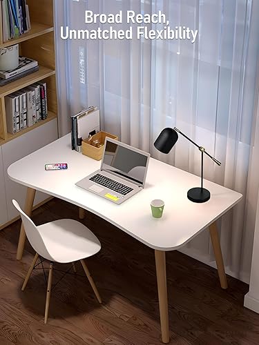 Miniatura 2 de TORCHSTAR Lámpara de escritorio de metal estética, base E26, lámpara de escritorio con brazo oscilante máximo de 60 W, lámpara de escritorio