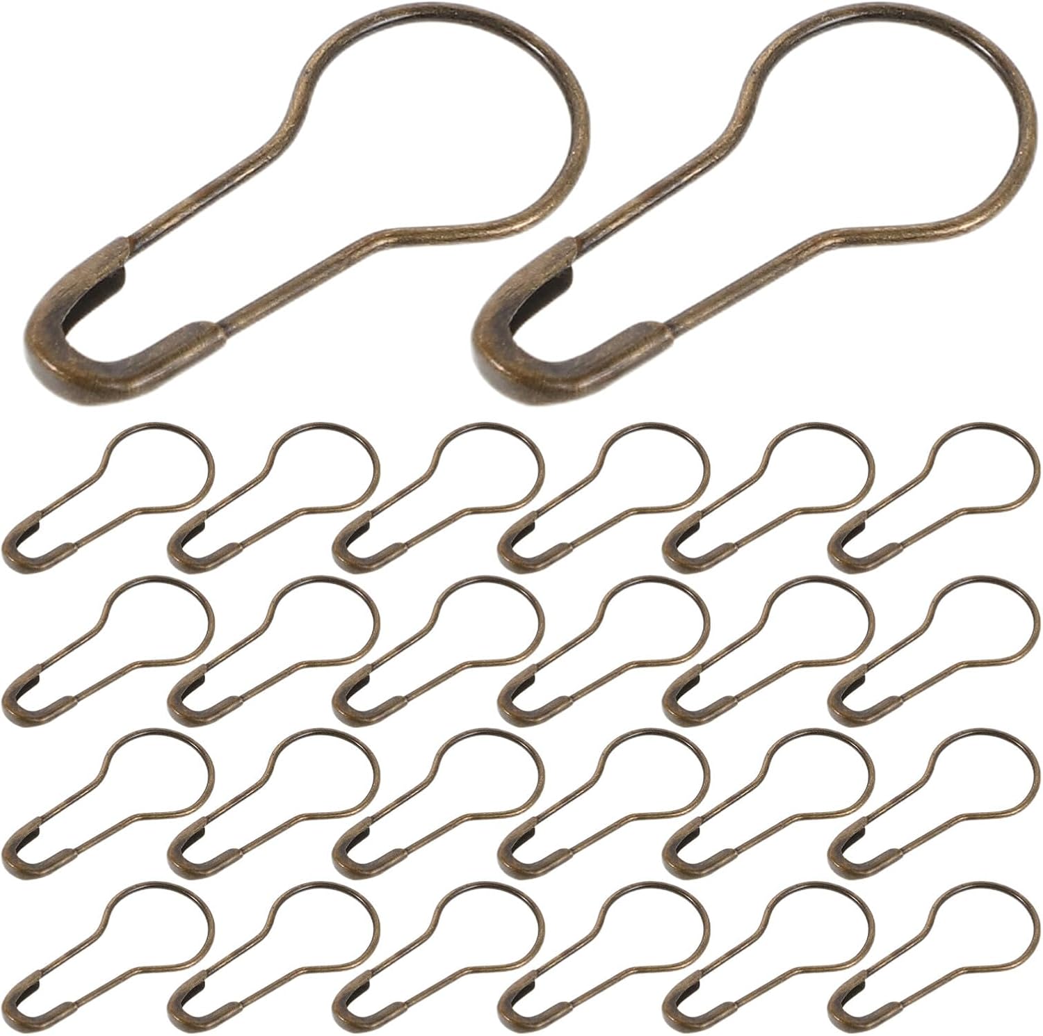 ULTECHNOVO 1000pcs Stainless Steel Bulb Safety Pins Gourd Metal Clips for Sewing Craft Clothing Tag Stitch Marker Quilting DIY Supplies