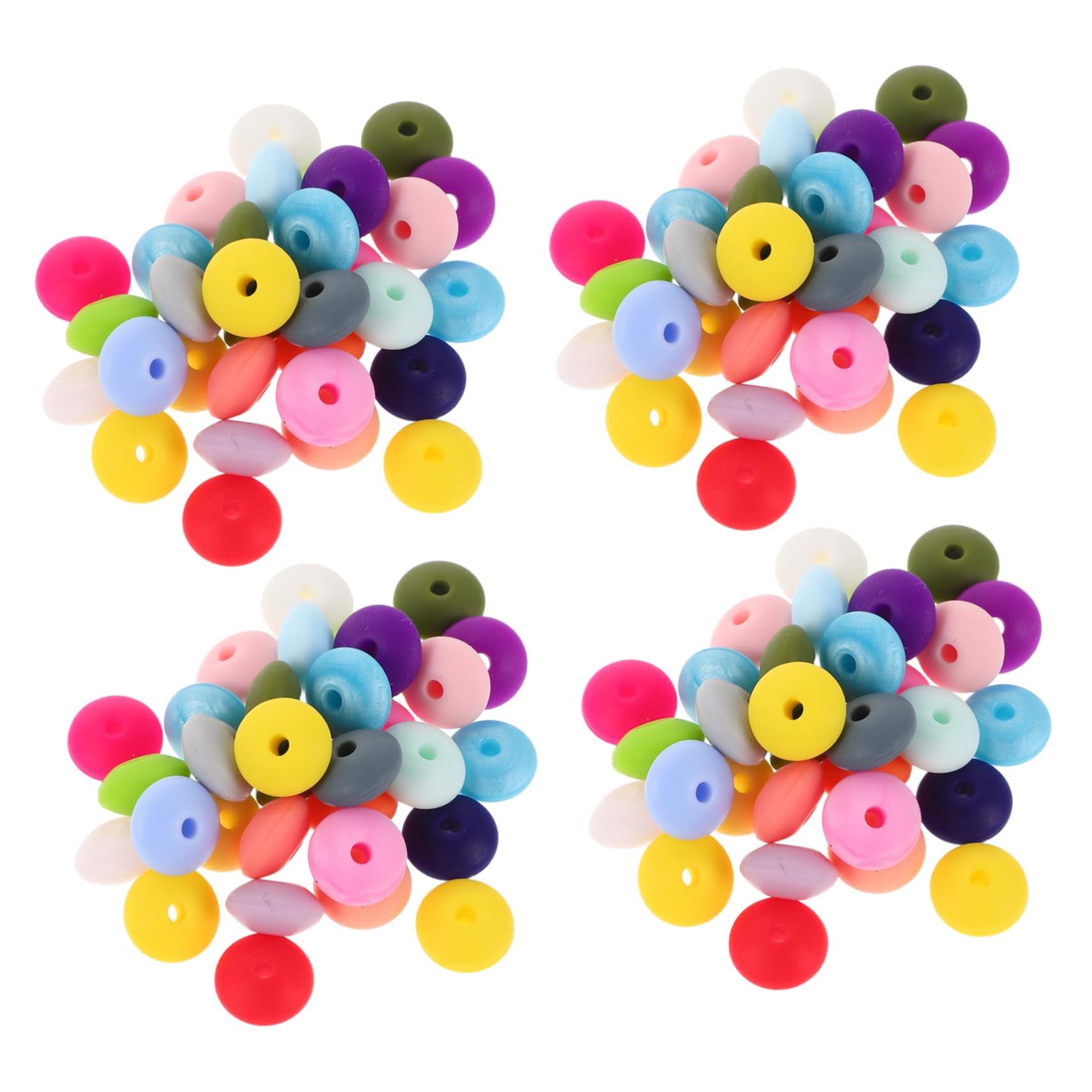 Perles silicone lentille pour remplacer les perles lourdes et cassantes