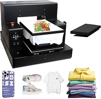 Sihao A3 L805 UV Flatbed Printer, DTG & DTF Printer, Direct to Film Print Machine, Direct to Garment Print for T-Shirts, Hoodies, Hats, Bag, Glass