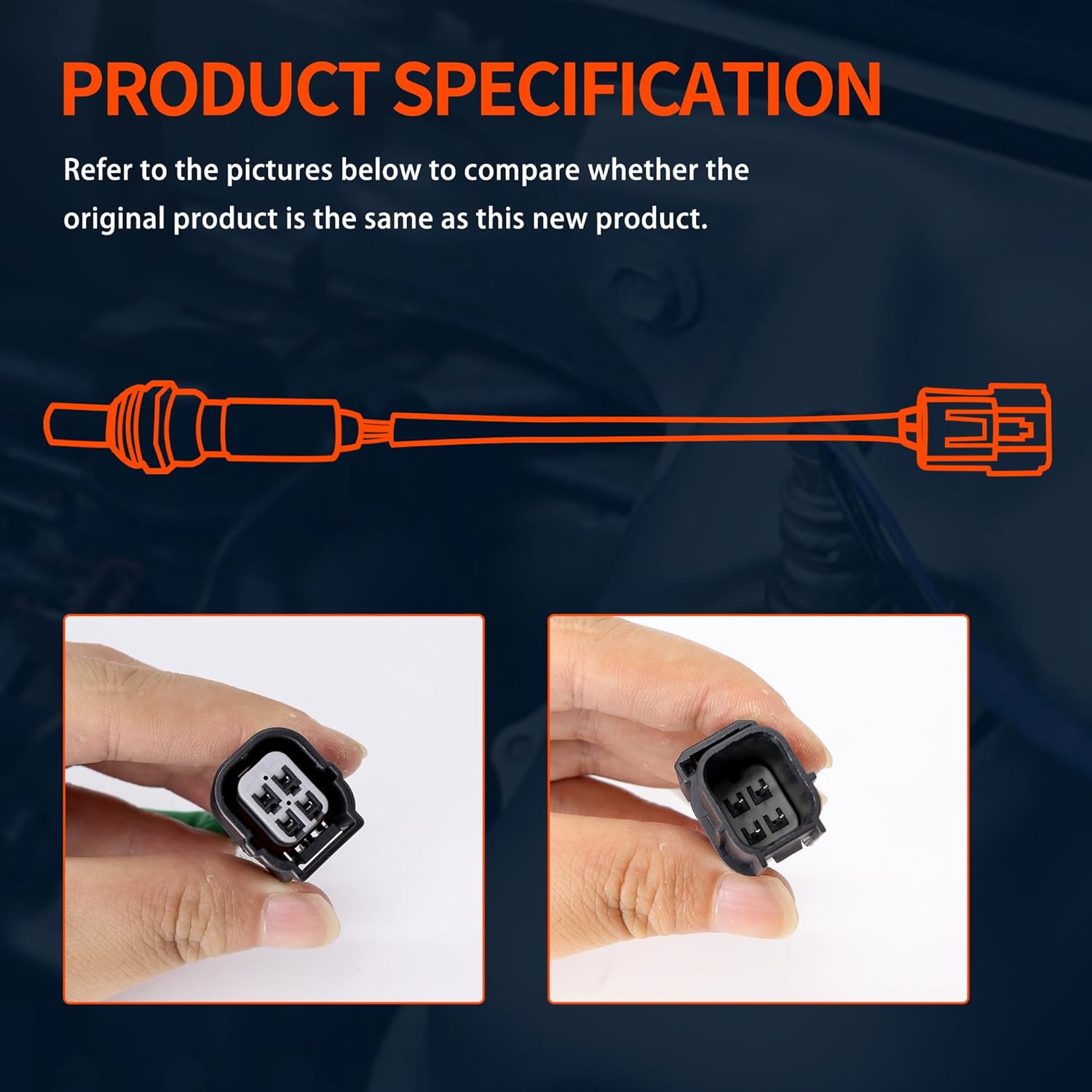 HiSport Oxygen O2 Sensor Upstream Downstream - Compatible with Honda CR-V 2.4L L4 Replacement 234-9131 234-4980