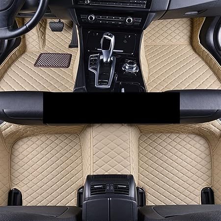 Amazon 車用フロアマット カスタム車のフロアマット日産アルメーラサニー 18 17 16 15 14 13 12 11 カーペットカバー足パッド Color Lhd 3pcs Beige フロアマット 車 バイク