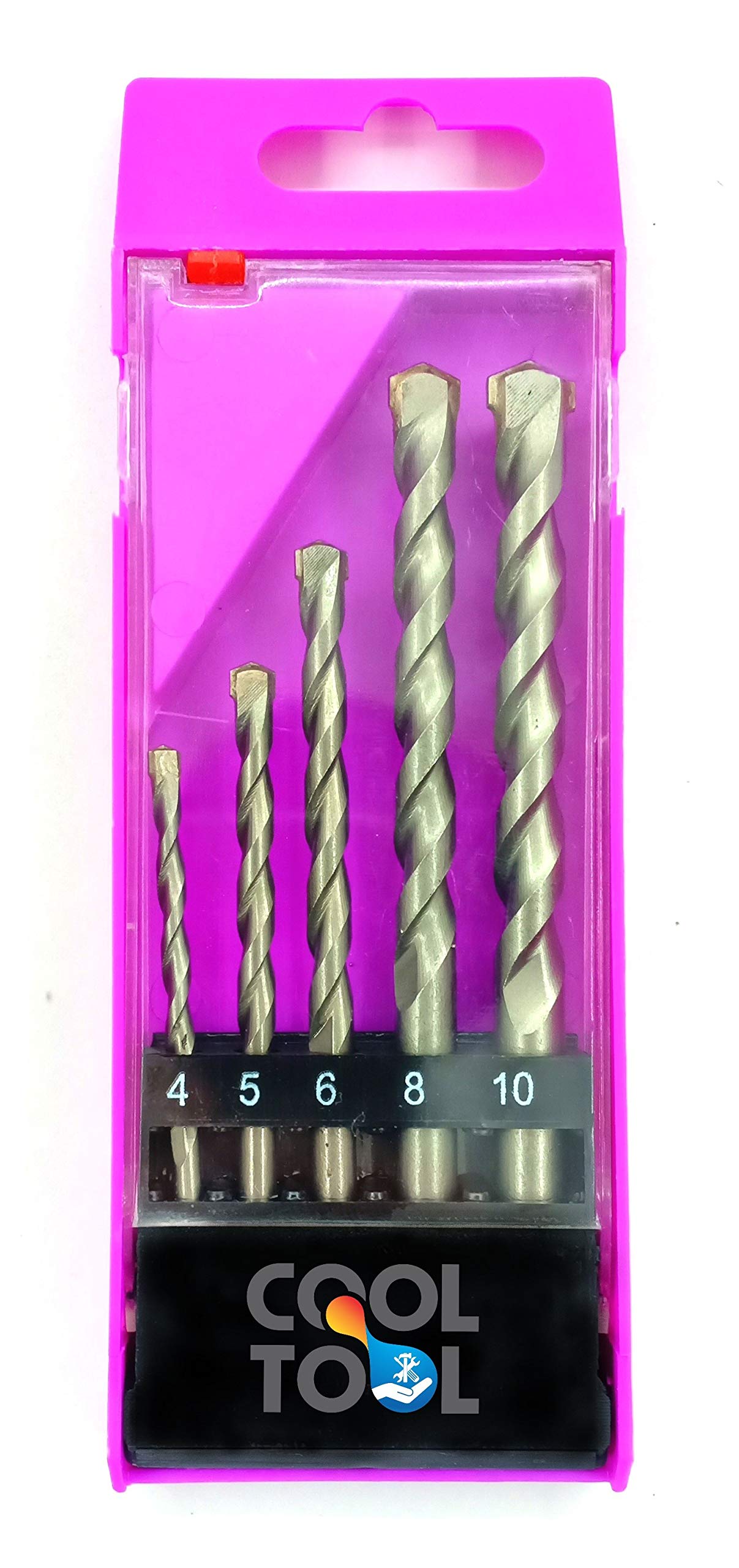 CoolTool Set Of 5 Pieces Masonry Drill Bits For Wall, Brick, Concrete, Etc. (B08RY3LZWW) Amazon Price History, Amazon Price Tracker