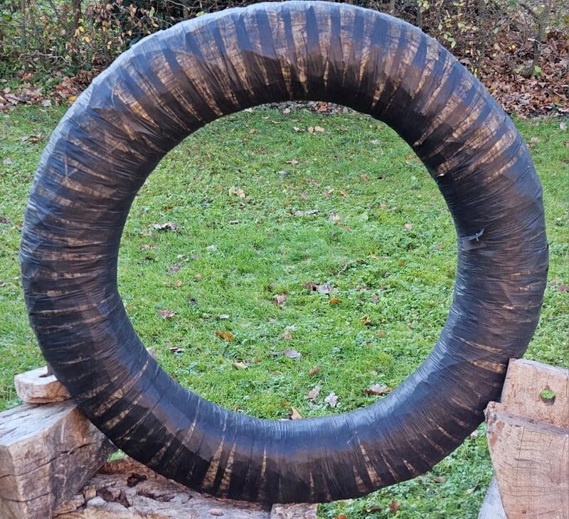 STROHKRANZ Ø 120 cm Strohringe Strohkranz Strohrömer Rohling Vlies