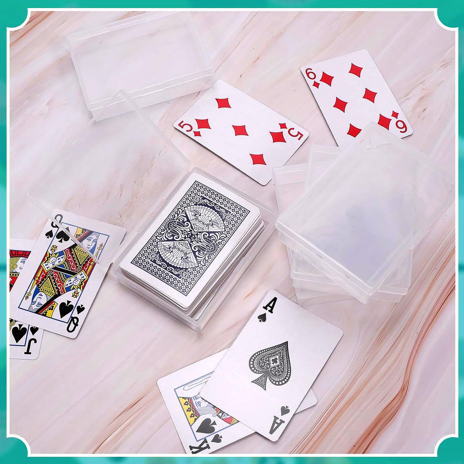 Estuche Pequeño Para Naipes Y Joyas - Material EVA, Cierre De Cremallera, Impermeable, Tamaño 11x3.5x8.5 Cm, Ideal Para Viajes