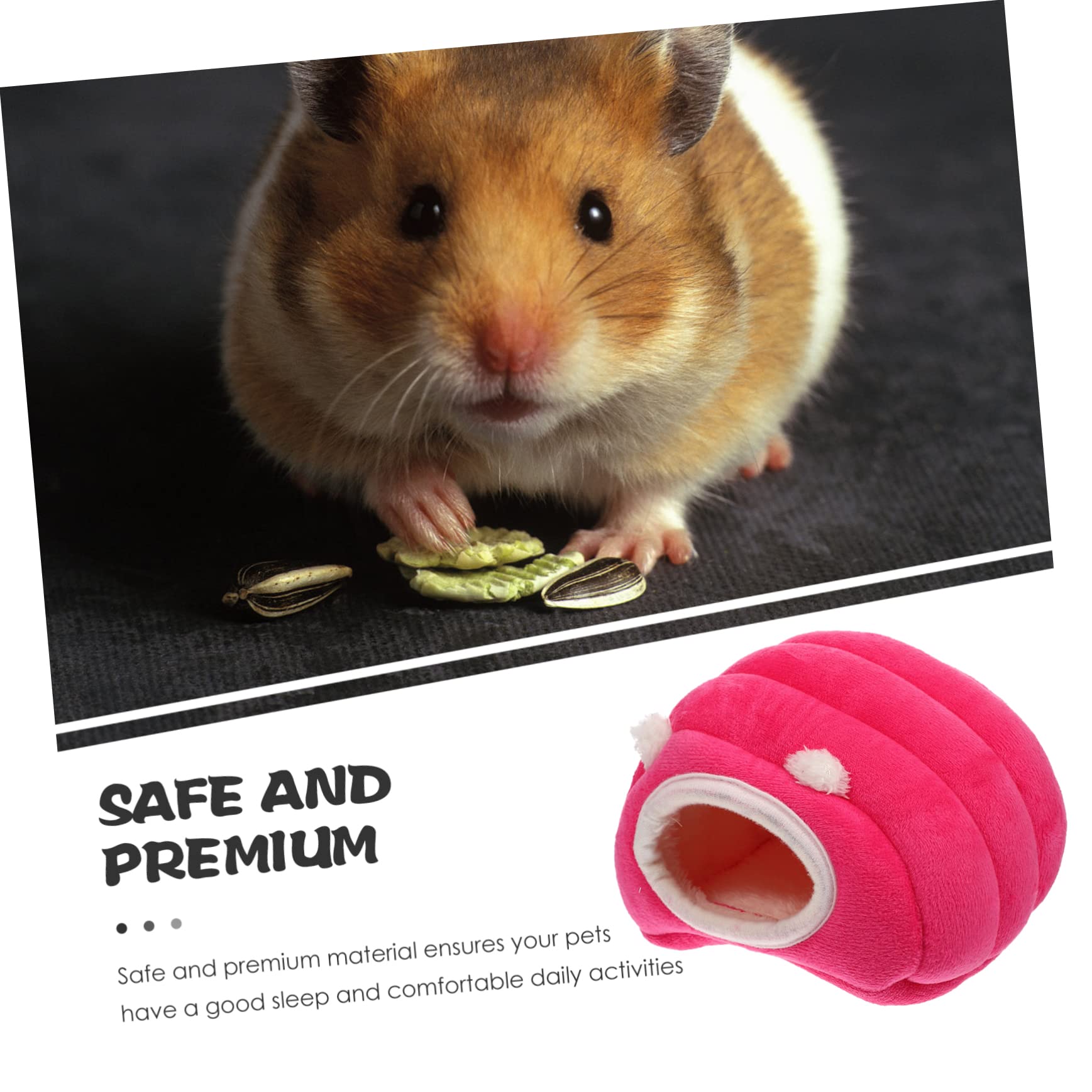 FOMIYES 4stücke Hamsterversteck Bequeme Und Warme Schlafstätte Für Hamster Und Chinchillas Für Käfige Dekoration Praktische Und Multifunktionale Kuschelhöhle