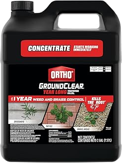 Ortho GroundClear Year Long Vegetation Killer1 Concentrate, Kills Weeds and Grasses, Prevents Unwanted Weeds and Grasses for up to 1 Year, 2 gal.